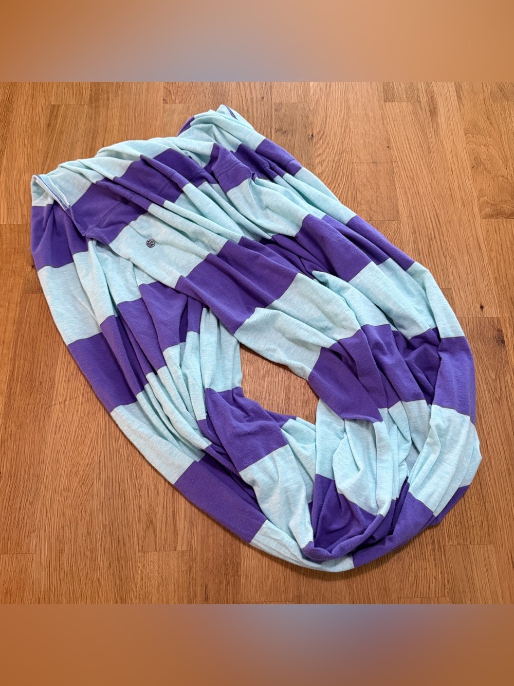 Lululemon ONE SIZE Colorblock Pima Cotton Lyocell Infinity Scarf